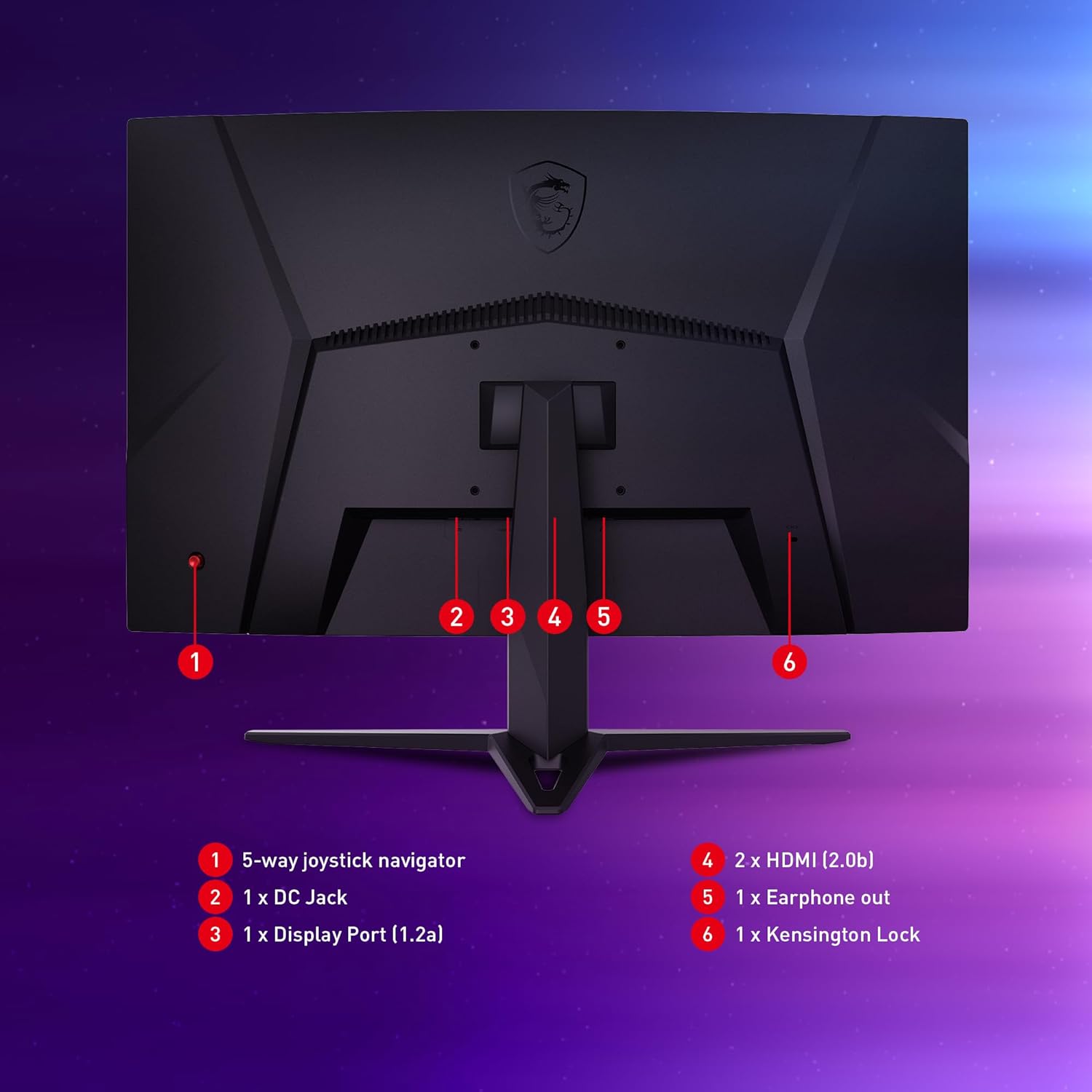 MSI LED Monitor G32CQ4 E2 32 Inch QHD 2560 x 1440 170Hz MSI LED Monitor G32CQ4 E2 32 Inch QHD 2560 x 1440 170Hz